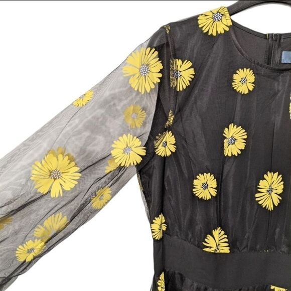NWT MODCLOTH Be My Guest Daisy Maxi Dress L - Picture 4 of 10
